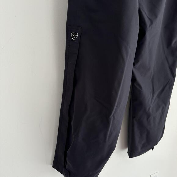 Nike Golf Pants Mens XL Black Storm FIT Rain Wind Zip Ankle Elastic Waist - Picture 2 of 10